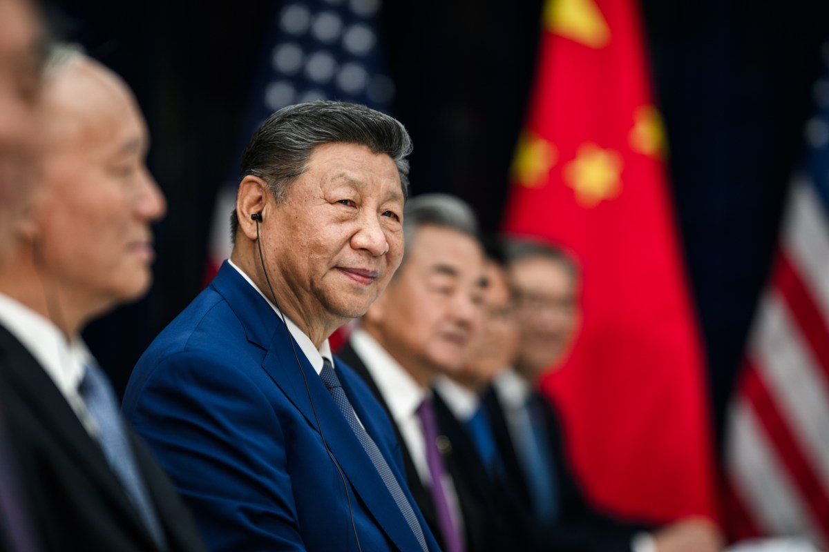 President Donald Trump participates in a bilateral meeting with Chinese President Xi Jinping at the Gimhae International Airport terminal, Thursday, October 30, 2025, in Busan, South Korea. (Official White House Photo by Daniel Torok)