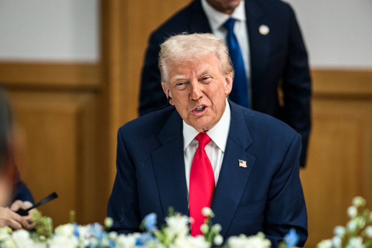 President Donald Trump participates in a bilateral meeting with Chinese President Xi Jinping at the Gimhae International Airport terminal, Thursday, October 30, 2025, in Busan, South Korea. (Official White House Photo by Daniel Torok)