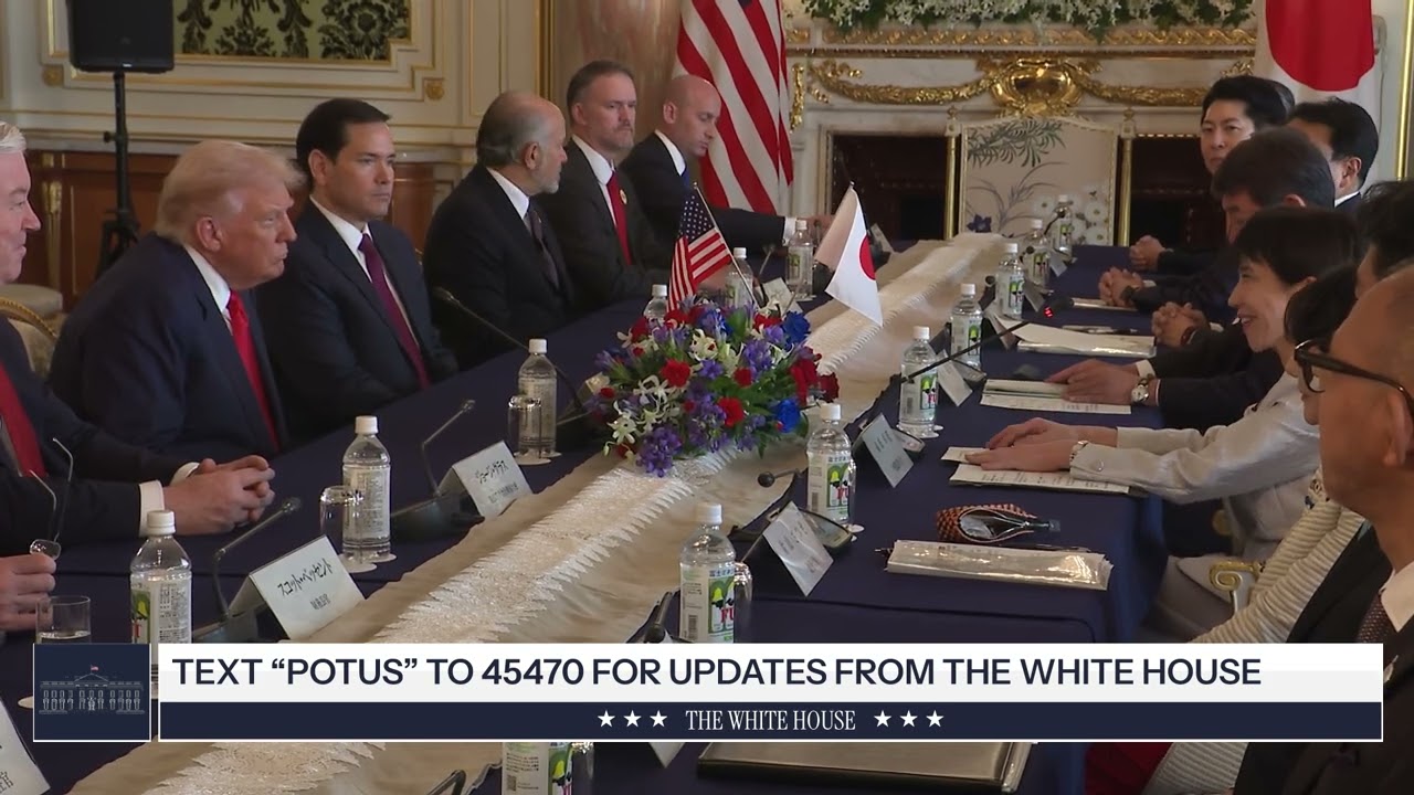 President Trump Participates in a Signing Ceremony with the Prime