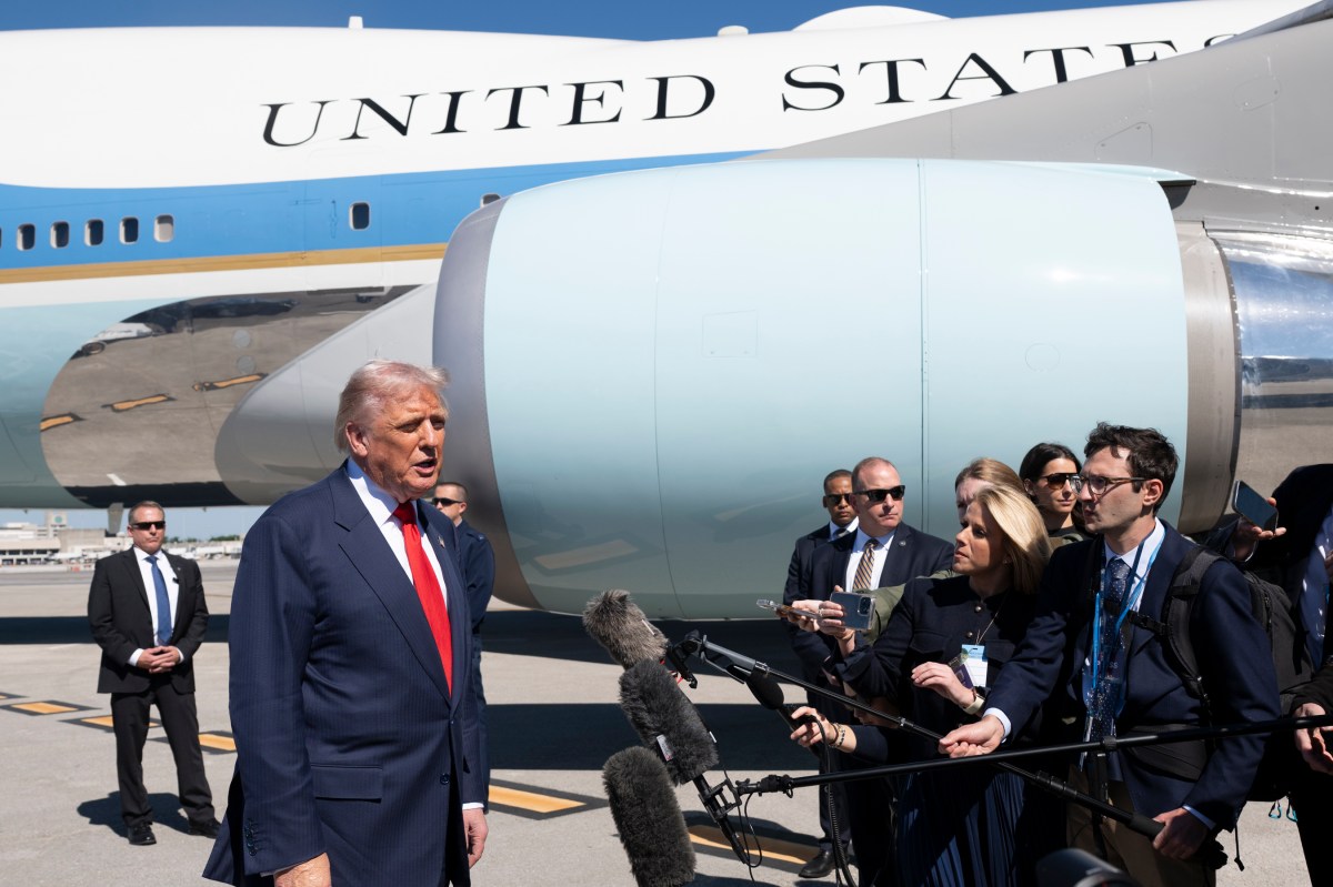 President Donald Trump disembarks Air Force One at Palm Beach International Airport, Florida on Friday, October 31, 2025, and departs for the Mar-a-Lago Club.(Official White House Photo by Joyce N. Boghosian)