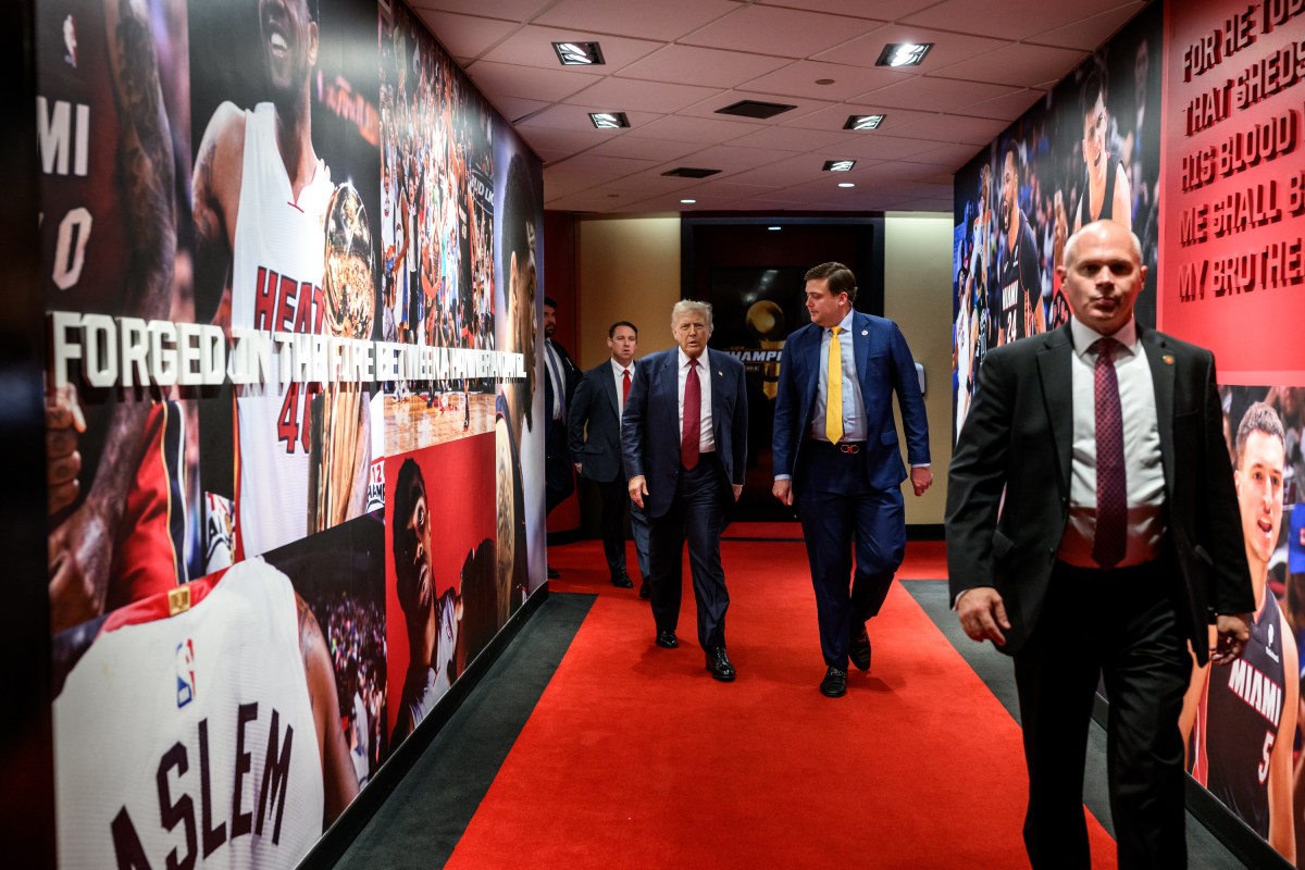 President Donald Trump arrives to the Kaseya Center in Miami, Florida, to deliver remarks at the America Business Forum Miami, Wednesday, November 5, 2025. (Official White House Photo by Molly Riley)