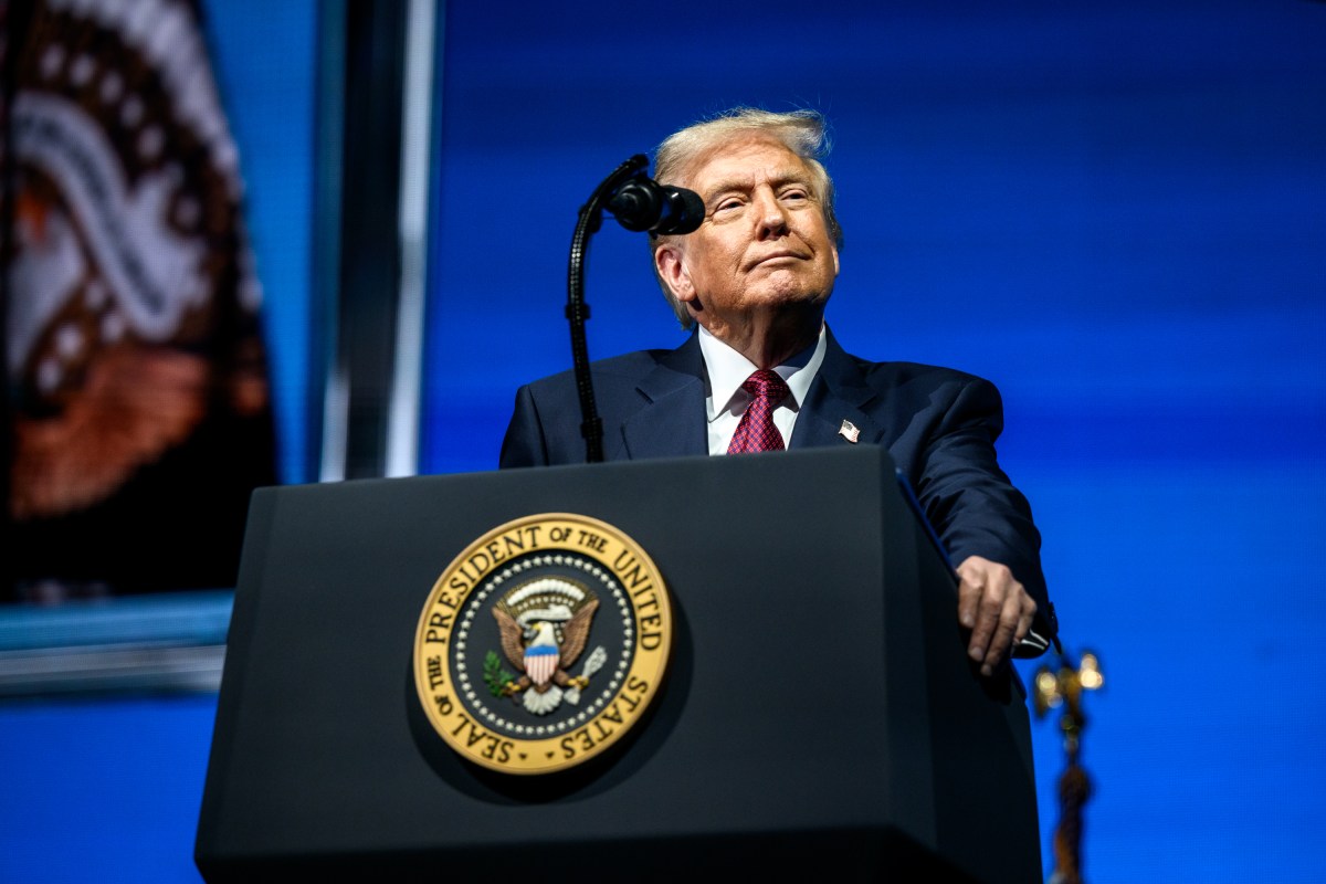 President Donald Trump delivers remarks at the America Business Forum Miami at the Kaseya Center in Miami, Florida, Wednesday, November 5, 2025. (Official White House Photo by Molly Riley)