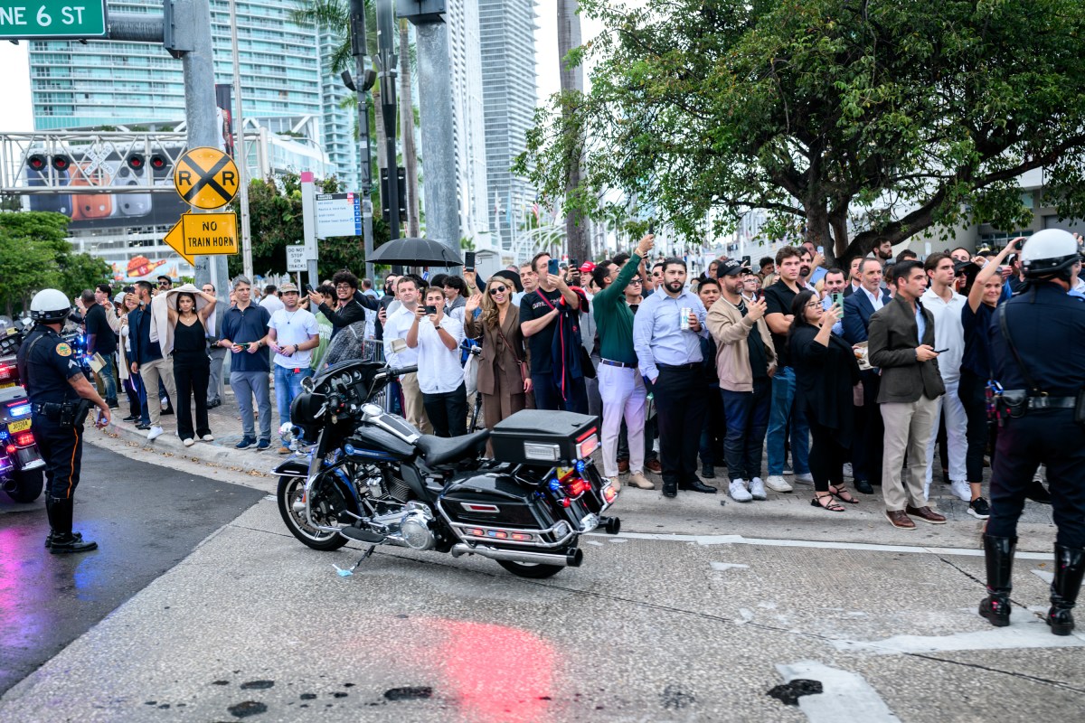 President Donald Trump departs the Kaseya Center in Miami, Florida, Wednesday, November 5, 2025, en route to Miami International Airport. (Official White House Photo by Molly Riley)