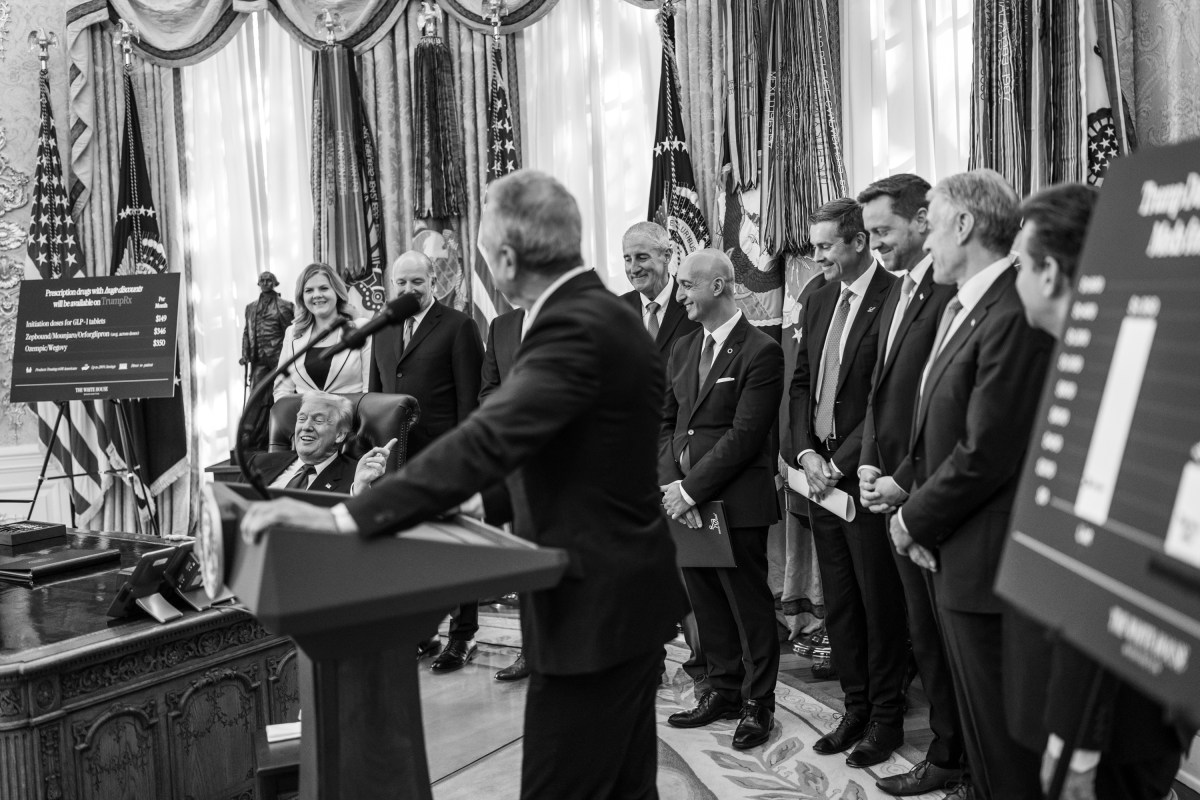 HHS Secretary Robert F. Kennedy, Jr. delivers remarks after President Donald Trump’s announcement on lowering drug prices in the Oval Office, Thursday, November 6, 2025. (Official White House Photo by Abe McNatt)