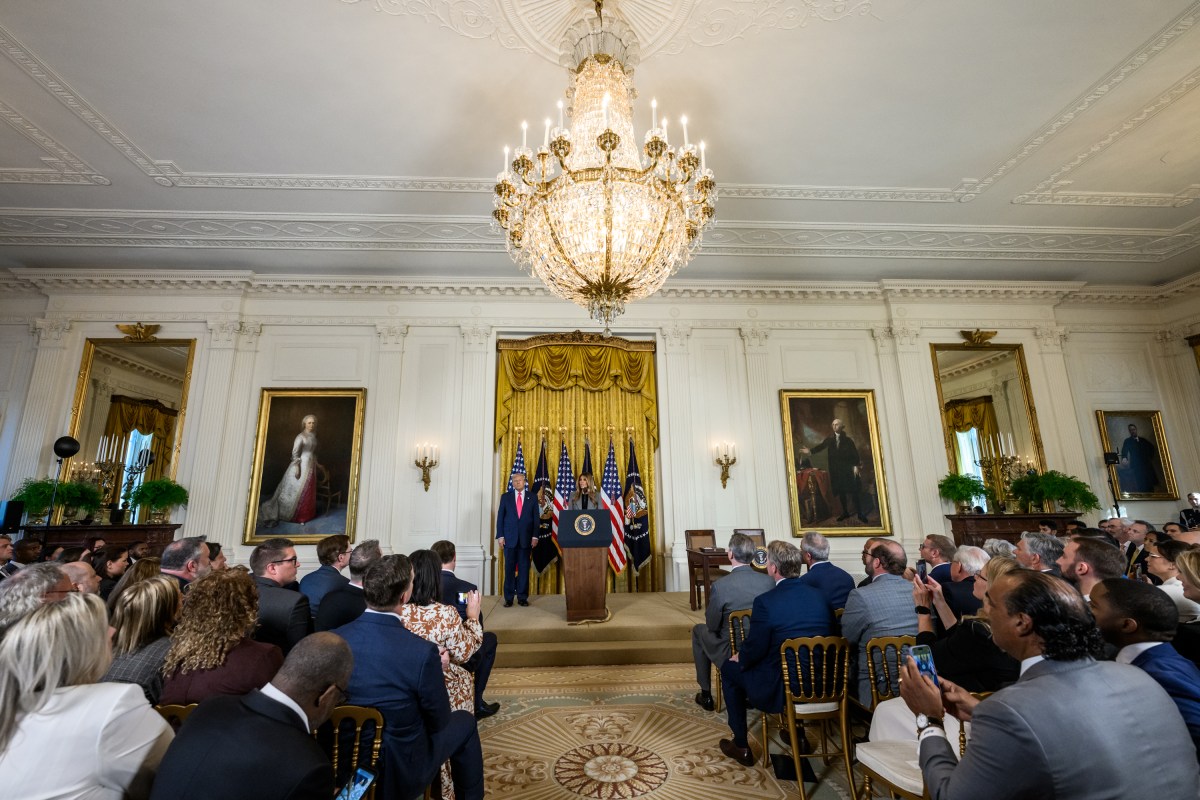 First Lady Melania Trump delivers remarks at a “Fostering the Future” event in the East Room of the White House, Thursday, November 13, 2025. (Official White House Photo by Joyce N. Boghosian)