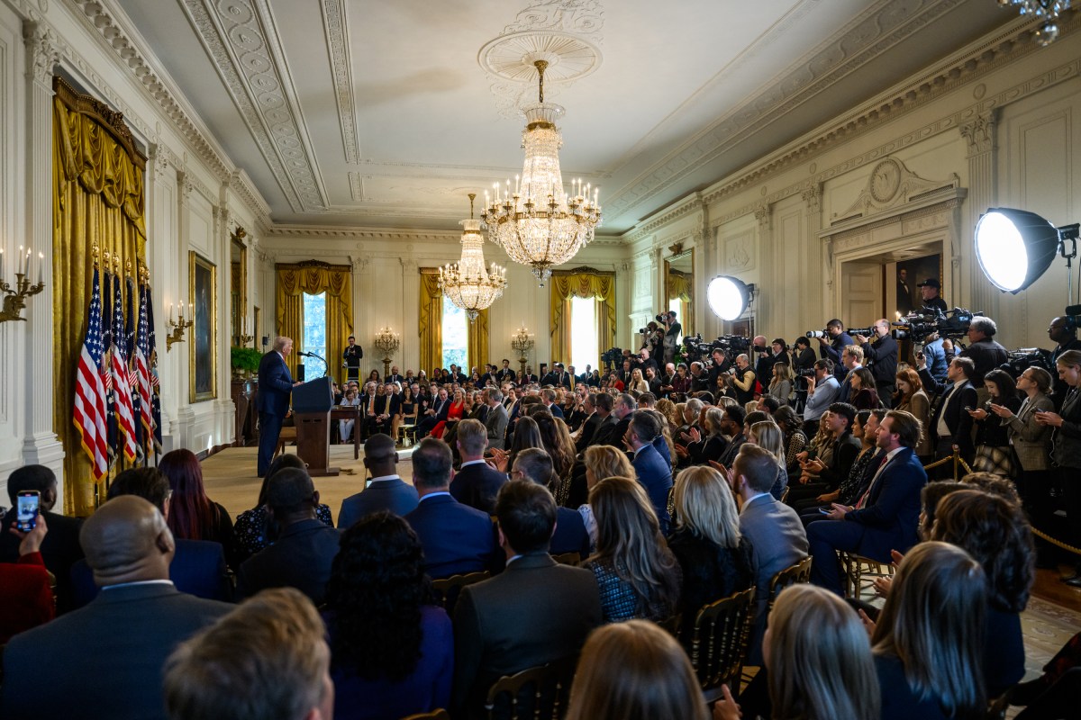 President Donald Trump delivers remarks at a “Fostering the Future” event in the East Room of the White House, Thursday, November 13, 2025. (Official White House Photo by Joyce N. Boghosian)