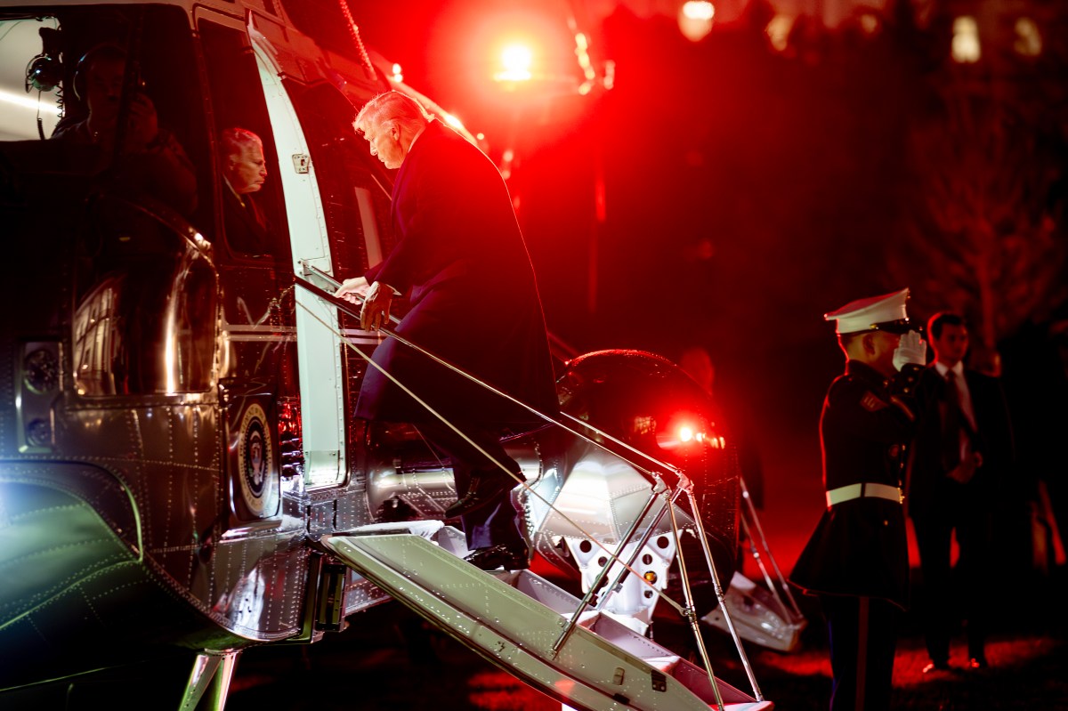 President Donald Trump boards Marine One on the South Lawn of the White House en route to Joint Base Andrews, Maryland on Friday, November 14, 2025, for a trip to Palm Beach, Florida. (Official White House Photo by Joyce N. Boghosian)