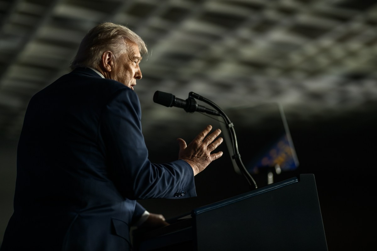 President Donald Trump delivers remarks at the McDonald’s Impact Summit, Monday, November 17, 2025, at the Westin D.C. in Washington, D.C. (Official White House Photo by Daniel Torok)