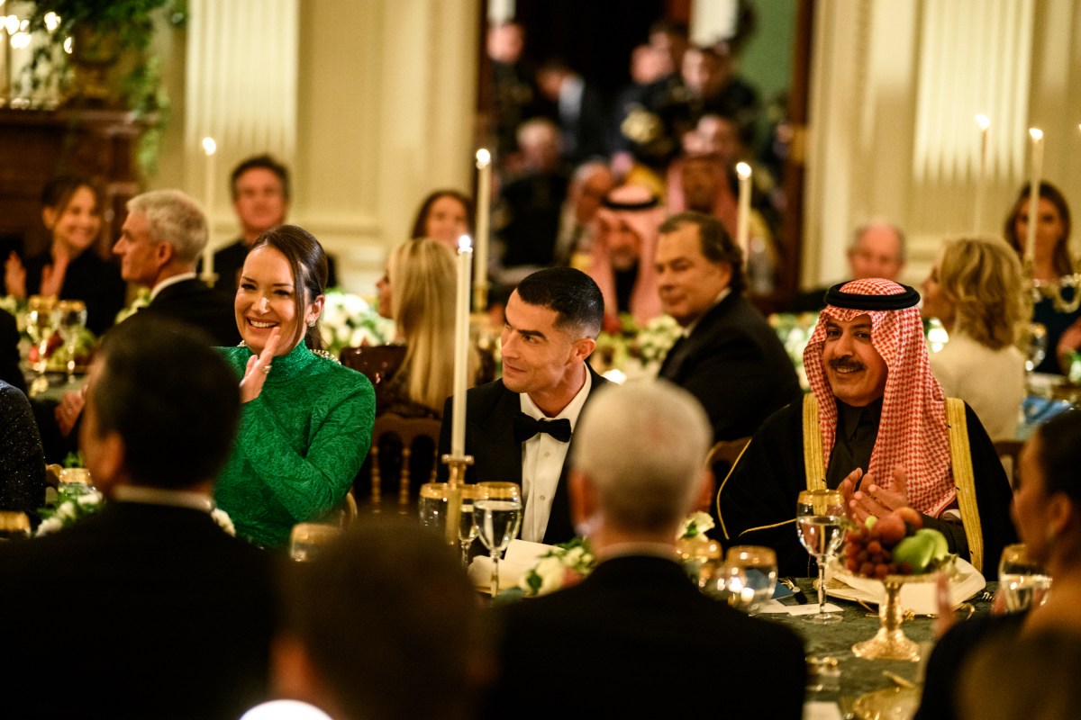 President Donald Trump delivers remarks at a dinner for Crown Prince and Prime Minister Mohammed bin Salman Al Saud of Saudi Arabia, Tuesday, November 18, 2025, in the East Room of the White House. (Official White House Photo by Daniel Torok)
