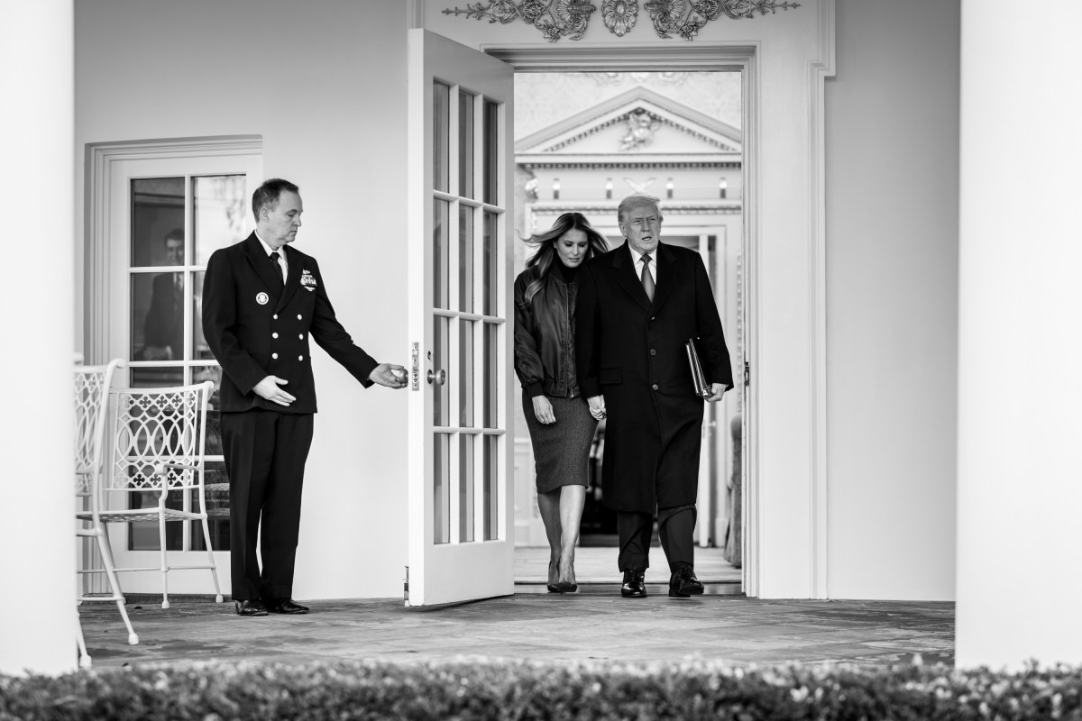 President Donald Trump and First Lady Melania Trump participate in the annual ceremony to pardon the national Thanksgiving turkeys, Tuesday, November 25, 2025, in the White House Rose Garden. (Official White House Photo by Daniel Torok)