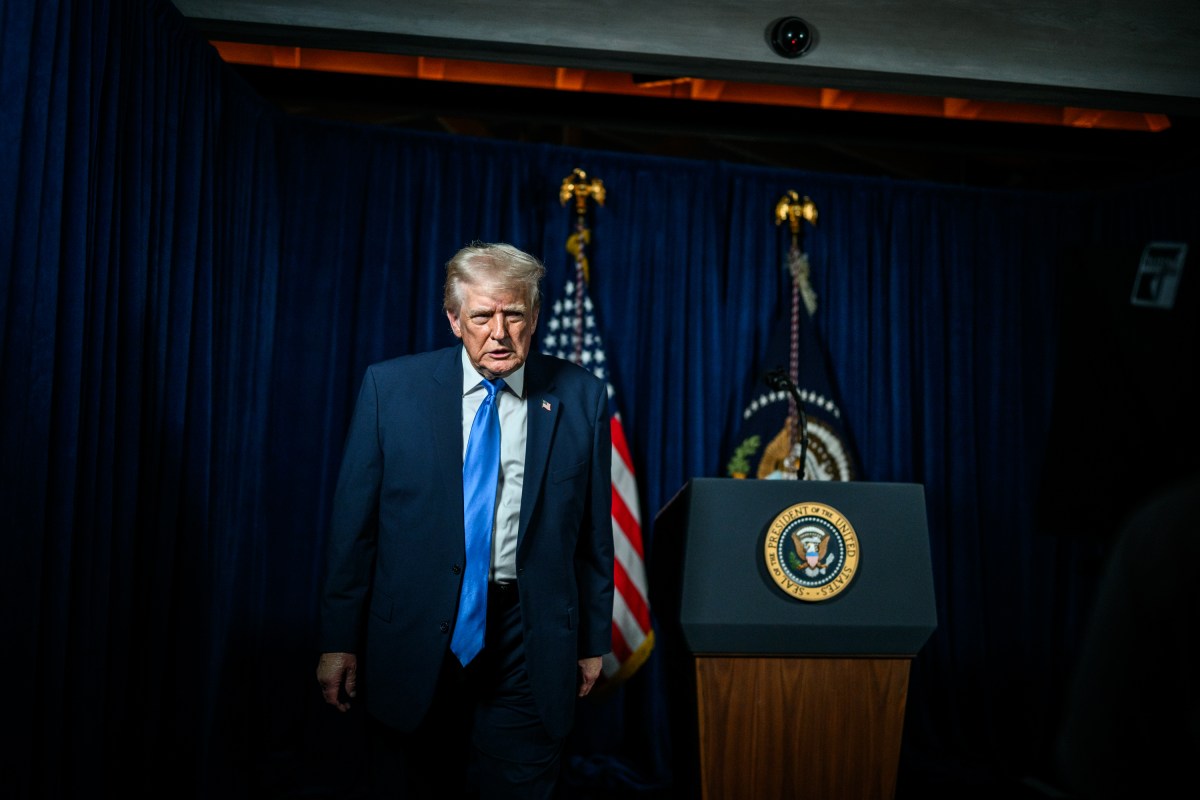 President Donald Trump addresses the nation on the shooting of two National Guard soldiers in Washington, D.C., Wednesday, November 26, 2025, from his residence in Mar-a-Lago in Palm Beach, Florida. (Official White House Photo by Daniel Torok)