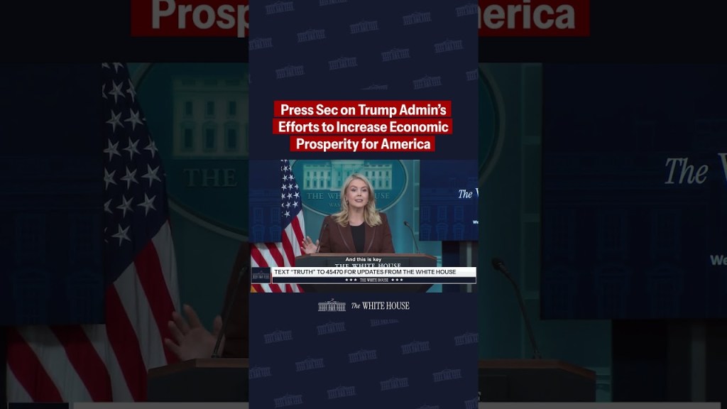🚨 Press Sec: Trump’s fixing Biden’s economic disaster, & there’s more to come.