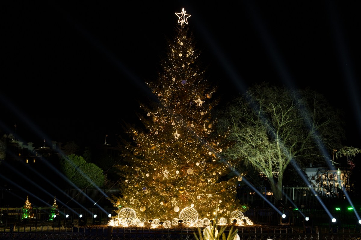 President Donald Trump and First Lady Melania Trump attend the National Christmas Tree Lighting on the Ellipse in Washington, D.C. on Thursday, December 4, 2025. (Official White House Photo by Andrea Hanks)