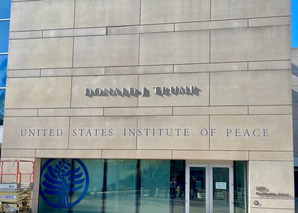 US Institute of Peace officially renamed for Trump as White House moves to dismantle agency: ‘Congratulations’