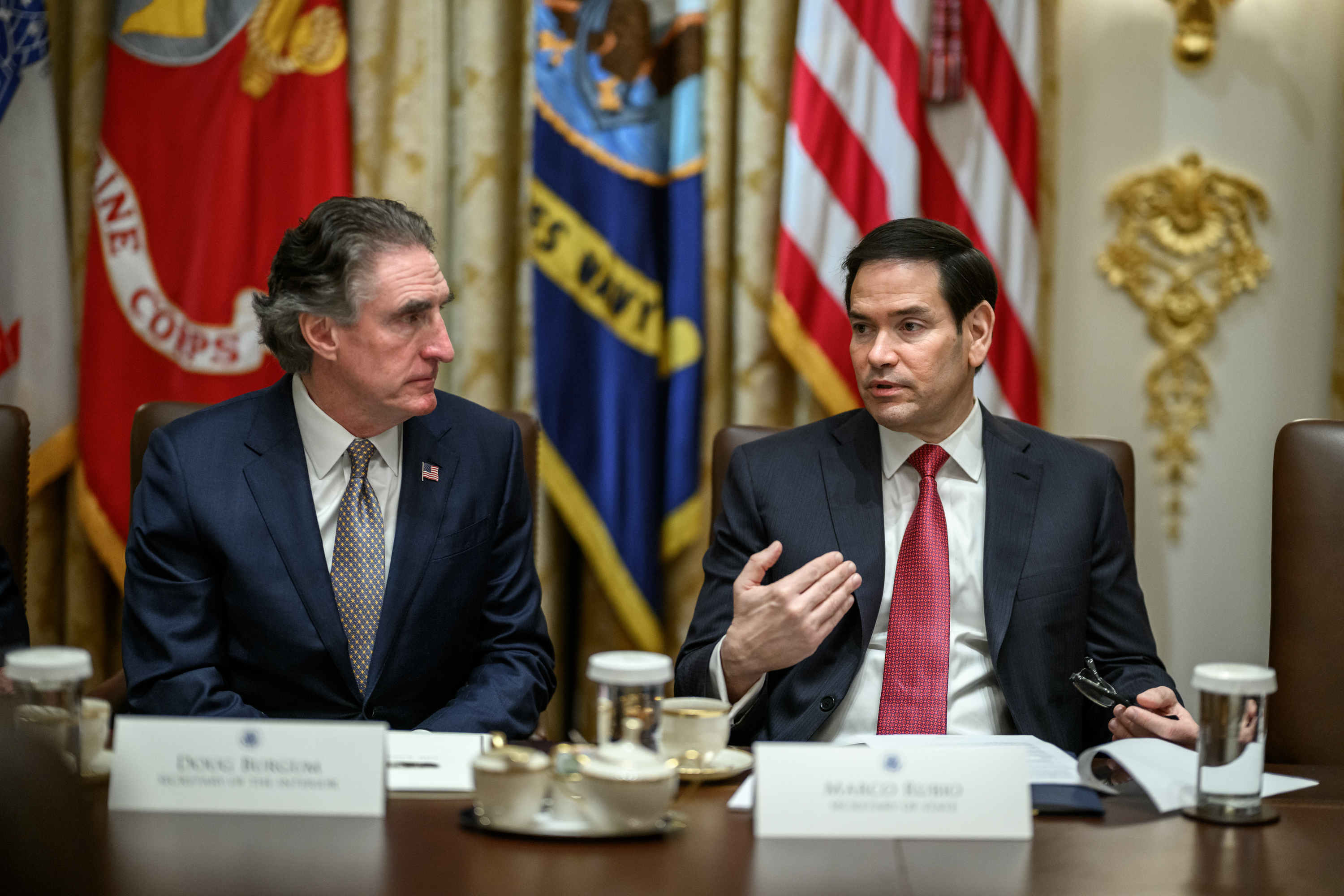 President Donald Trump holds a cabinet meeting, Tuesday, December