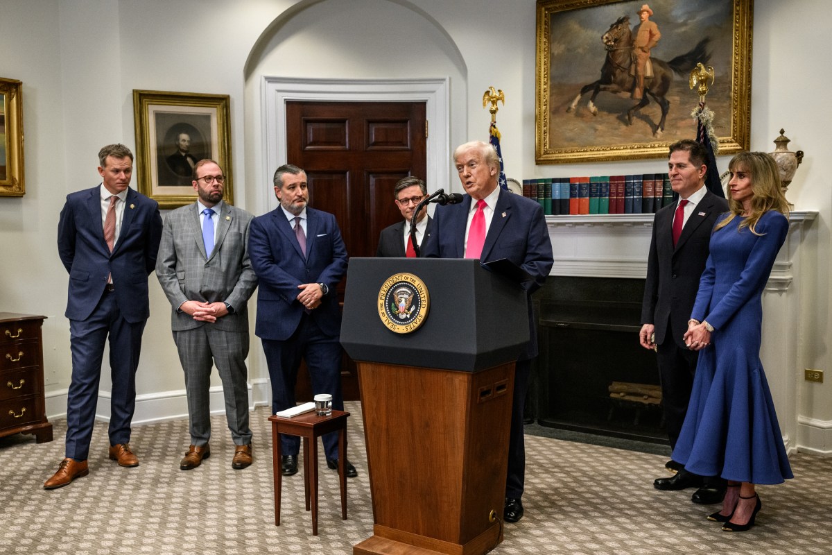 President Donald Trump answers questions from members of the media after making an announcement on “Trump Accounts”, Tuesday, December 2, 2025, in the Roosevelt Room of the White House. (Official White House Photo by Molly Riley)