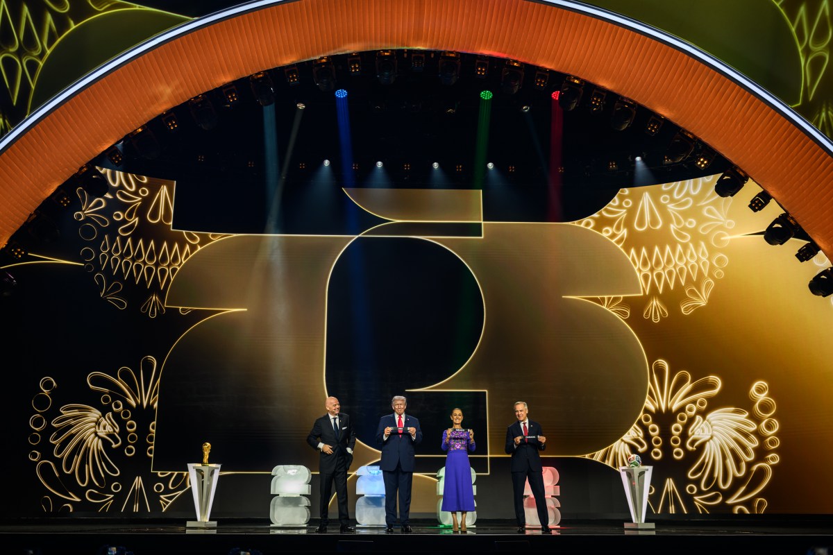 President Donald Trump participates in the FIFA World Cup drawing, Friday, December 5, 2025, at the John F. Kennedy Center for the Performing Arts in Washington, D.C. (Official White House Photo by Daniel Torok)