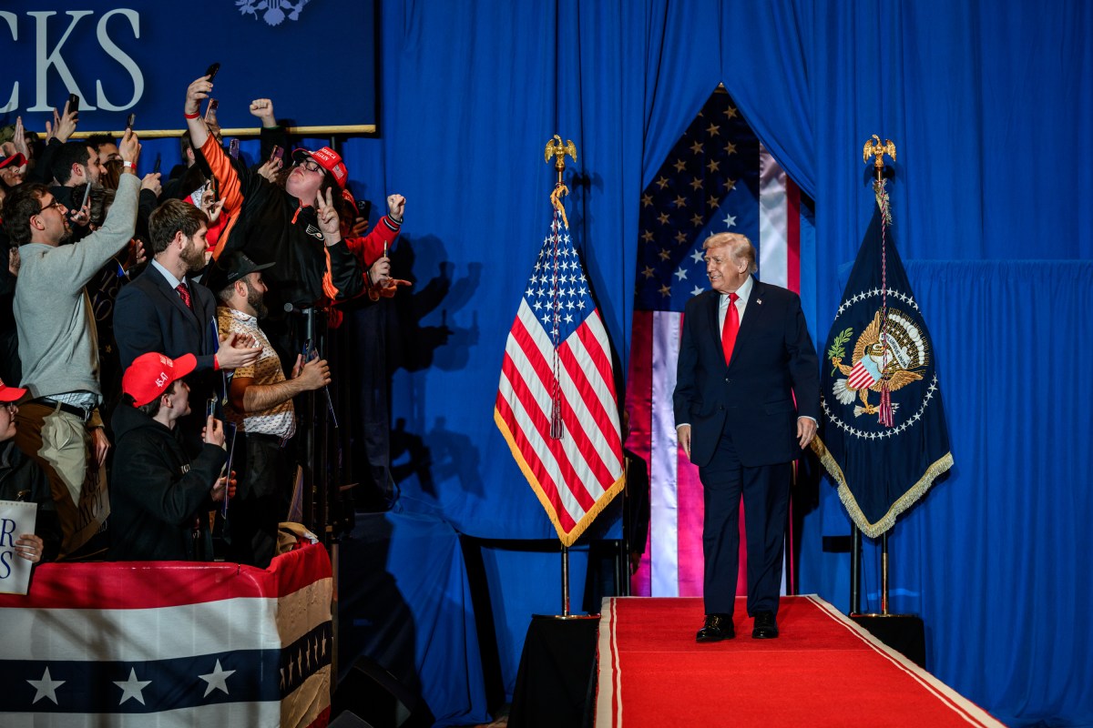 President Donald Trump arrives to delivers remarks on the economy at Mount Airy Casino Resort in Mount Pocono, Pennsylvania, Tuesday, December 9, 2025. (Official White House Photo by Molly Riley)