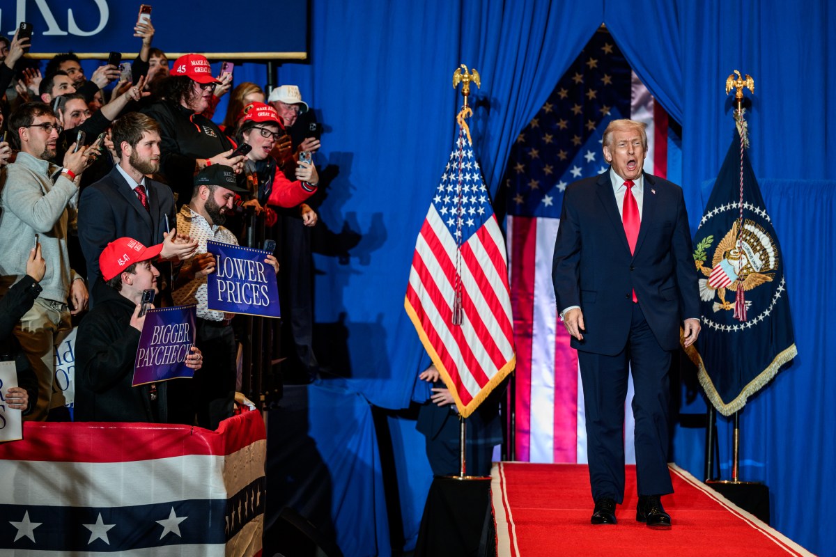 President Donald Trump arrives to delivers remarks on the economy at Mount Airy Casino Resort in Mount Pocono, Pennsylvania, Tuesday, December 9, 2025. (Official White House Photo by Molly Riley)