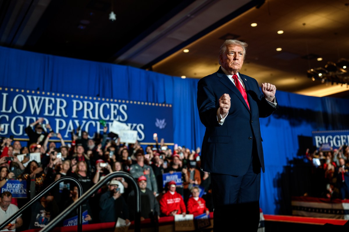 President Donald Trump arrives to delivers remarks on the economy at Mount Airy Casino Resort in Mount Pocono, Pennsylvania, Tuesday, December 9, 2025. (Official White House Photo by Molly Riley)
