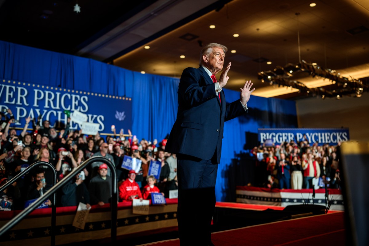 President Donald Trump arrives to delivers remarks on the economy at Mount Airy Casino Resort in Mount Pocono, Pennsylvania, Tuesday, December 9, 2025. (Official White House Photo by Molly Riley)