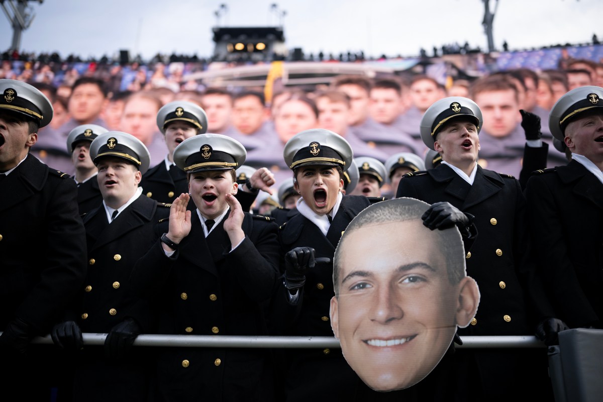 President Donald Trump attends Army Navy football game at M&T Bank Stadium. December 13, 2025. (Official White House Photo by Daniel Torok)