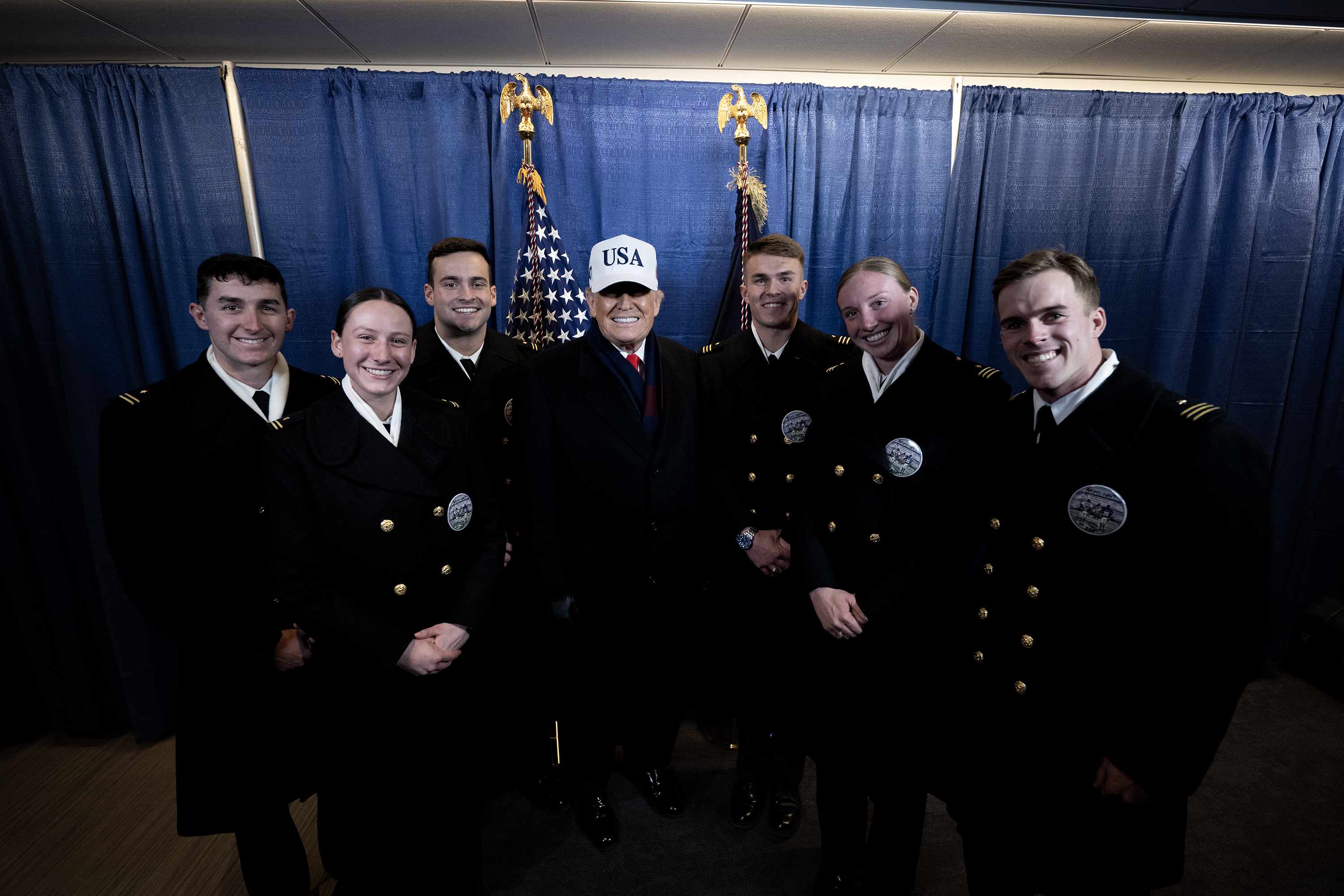 President Donald Trump attends Army Navy football game at M&T Bank Stadium. December 13, 2025. (Official White House Photo by Daniel Torok)