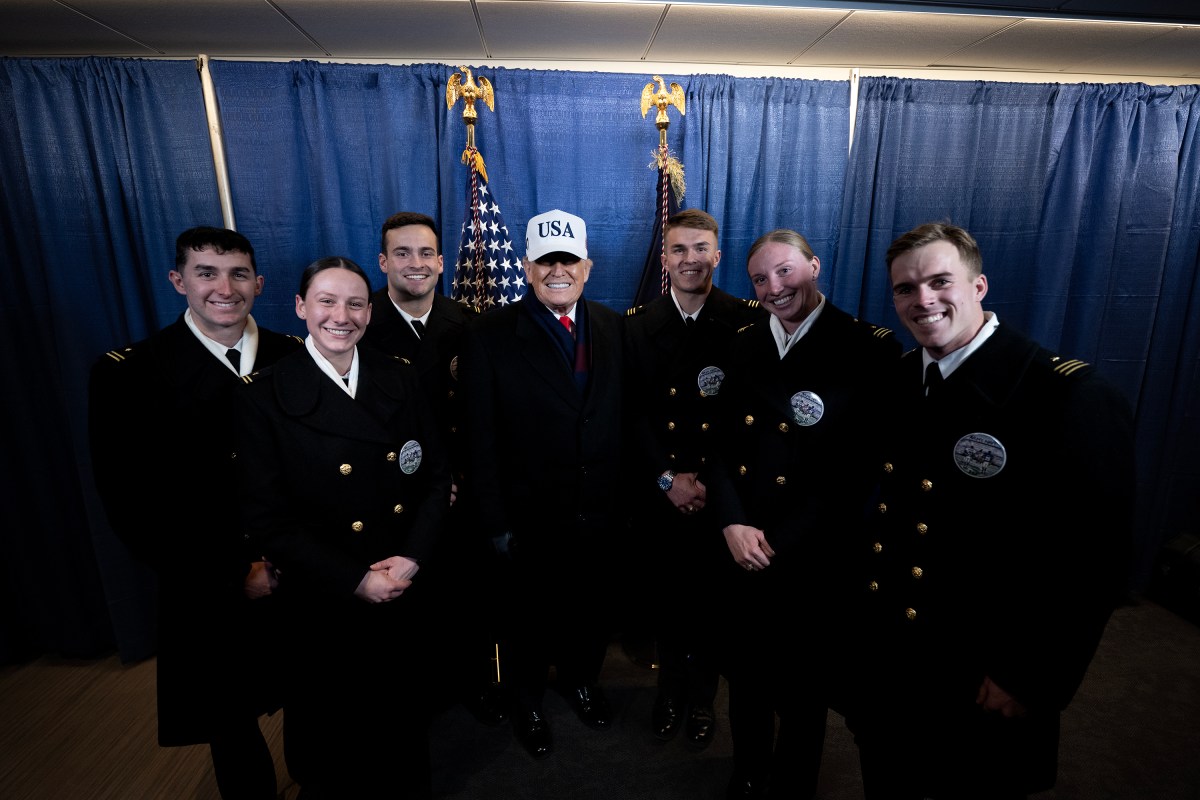 President Donald Trump attends Army Navy football game at M&T Bank Stadium. December 13, 2025. (Official White House Photo by Daniel Torok)