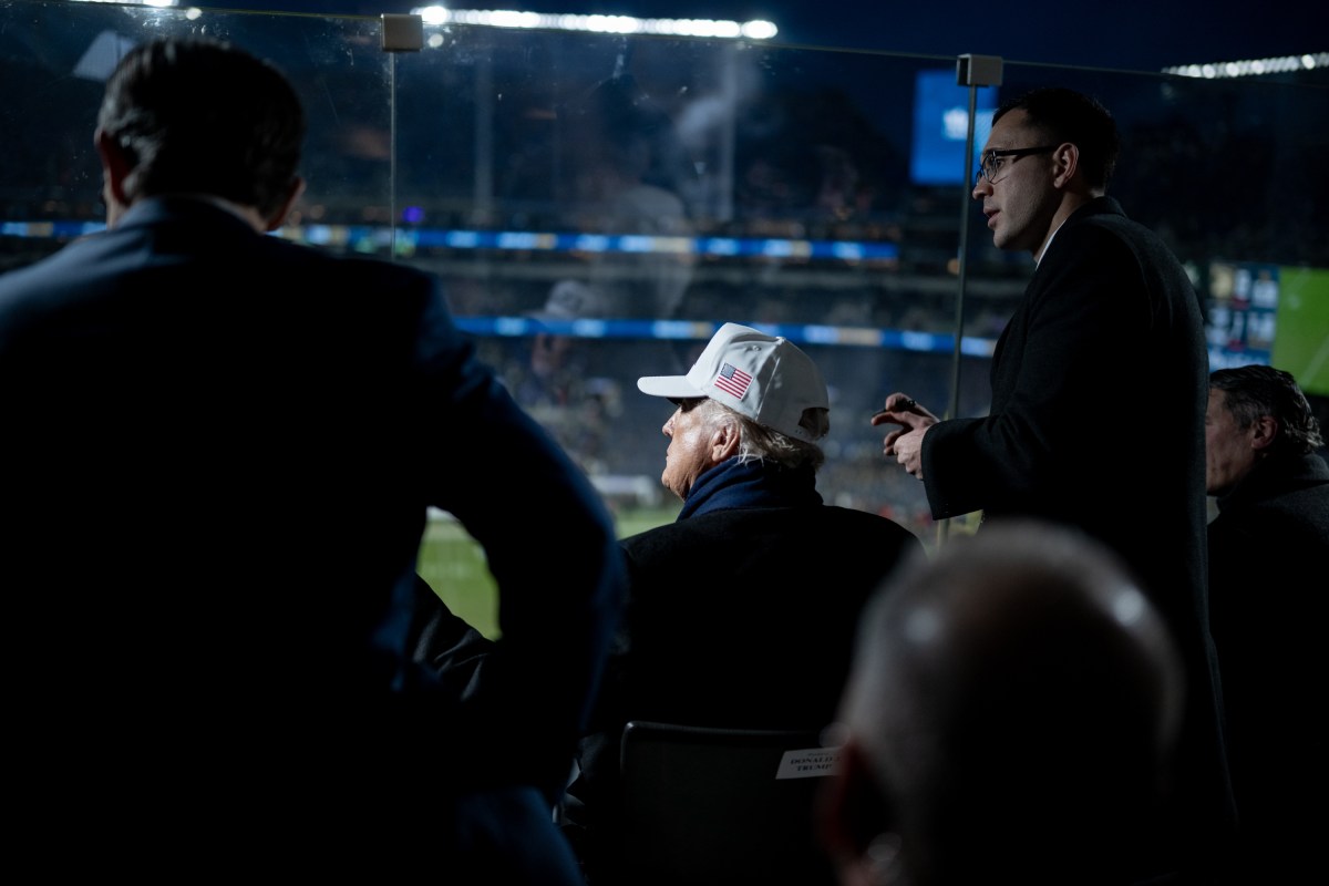 President Donald Trump attends Army Navy football game at M&T Bank Stadium. December 13, 2025. (Official White House Photo by Daniel Torok)