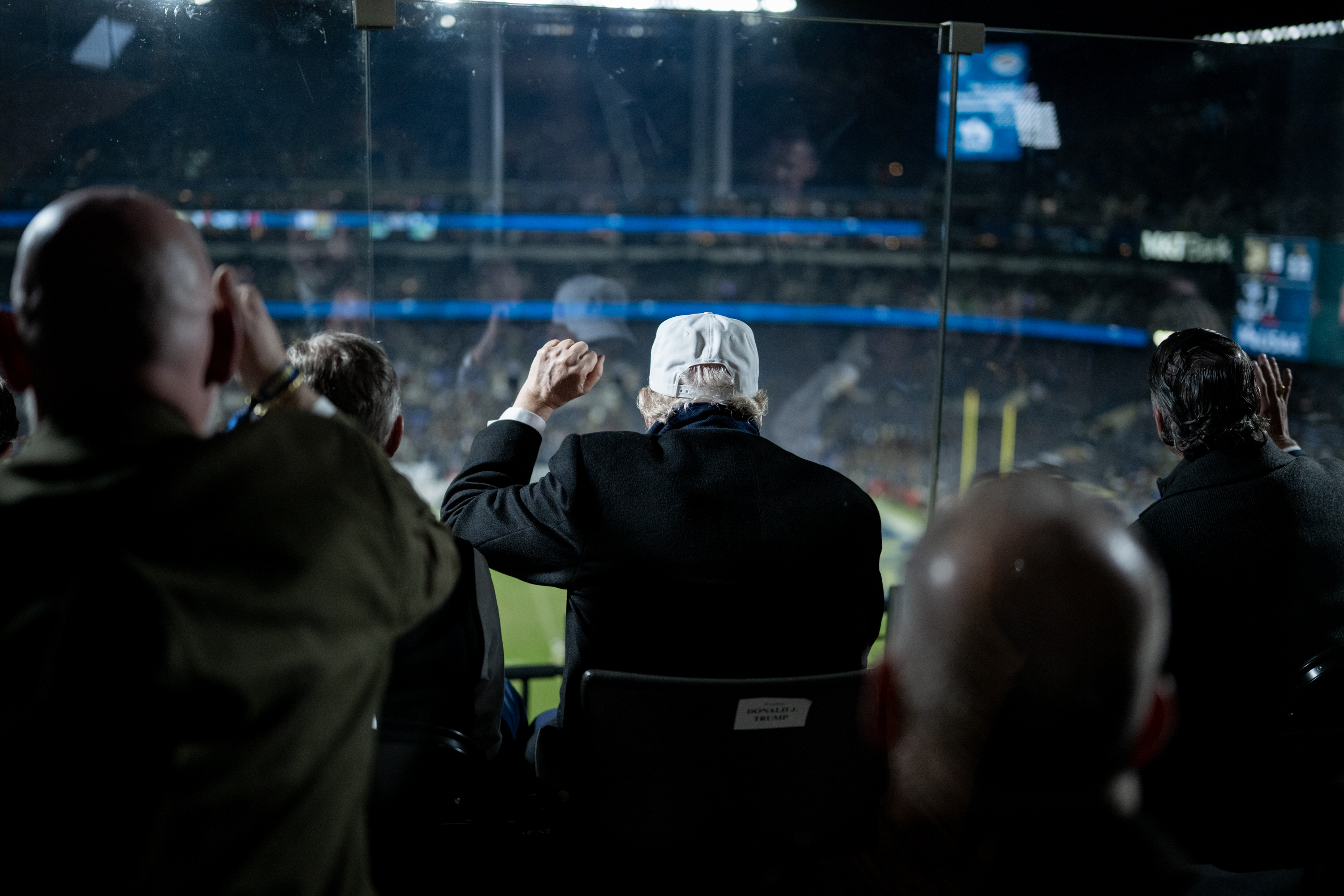 President Donald Trump attends Army Navy football game at M&T Bank Stadium. December 13, 2025. (Official White House Photo by Daniel Torok)