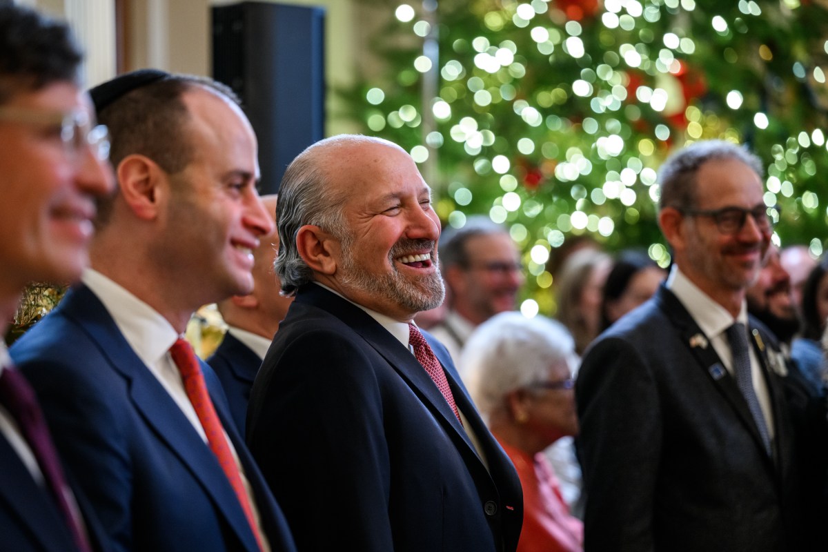 President Donald Trump participates in a Hanukkah Reception in the East Wing of the White House, Tuesday, December 16, 2025. (Official White House Photo by Molly Riley)