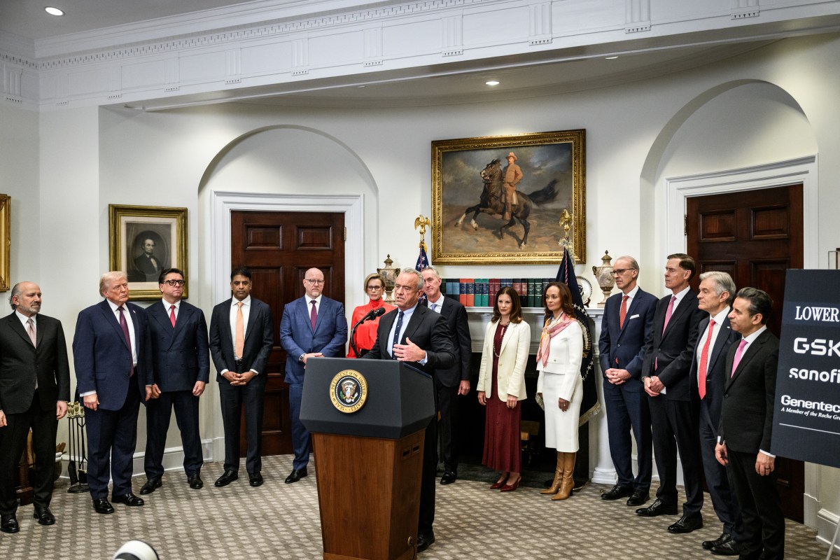 President Donald Trump makes an announcement on prescription drug prices in the Roosevelt Room, Friday, December 19, 2025. (Official White House Photo by Joyce N. Boghosian)