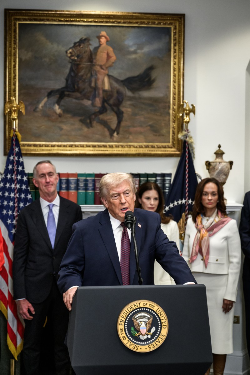 President Donald Trump makes an announcement on prescription drug prices in the Roosevelt Room, Friday, December 19, 2025. (Official White House Photo by Joyce N. Boghosian)