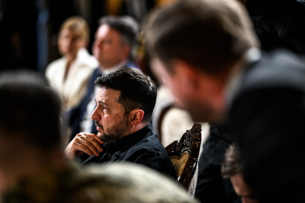 President Donald Trump participates in a conference call with European leaders alongside Ukranian President Volodymyr Zelensky at Mar-a-Lago in Palm Beach, Florida, December 28, 2025. (Official White House Photo by Daniel Torok)