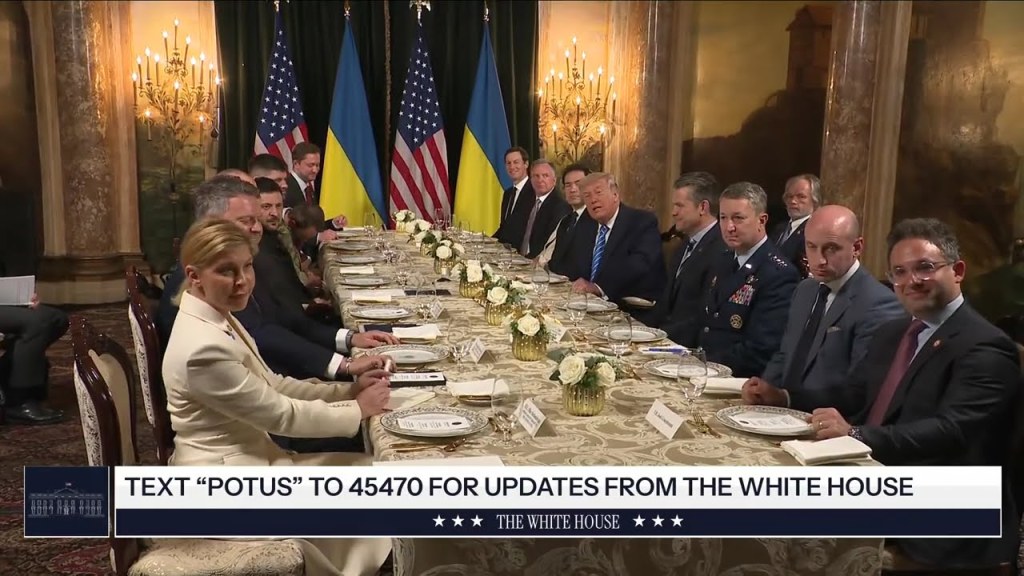 President Trump Participates in a Bilateral Meeting with the President of Ukraine