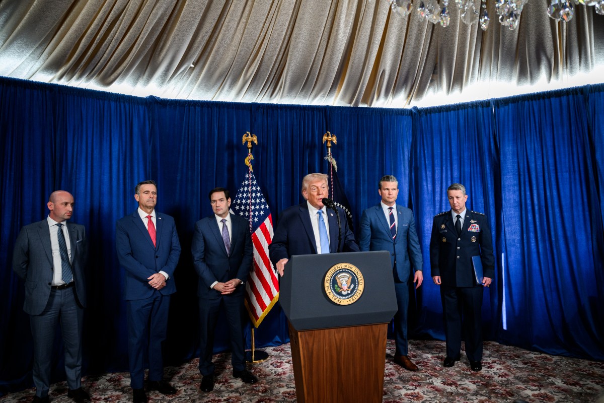 President Donald Trump delivers remarks at a press conference at Mar-a-Lago in Palm Beach, Florida, following Operation Absolute Resolve in Venezuela leading to the capture of Venezuelan President Nicolas Maduro, Saturday, January 3, 2026. (Official White House Photo by Molly Riley)