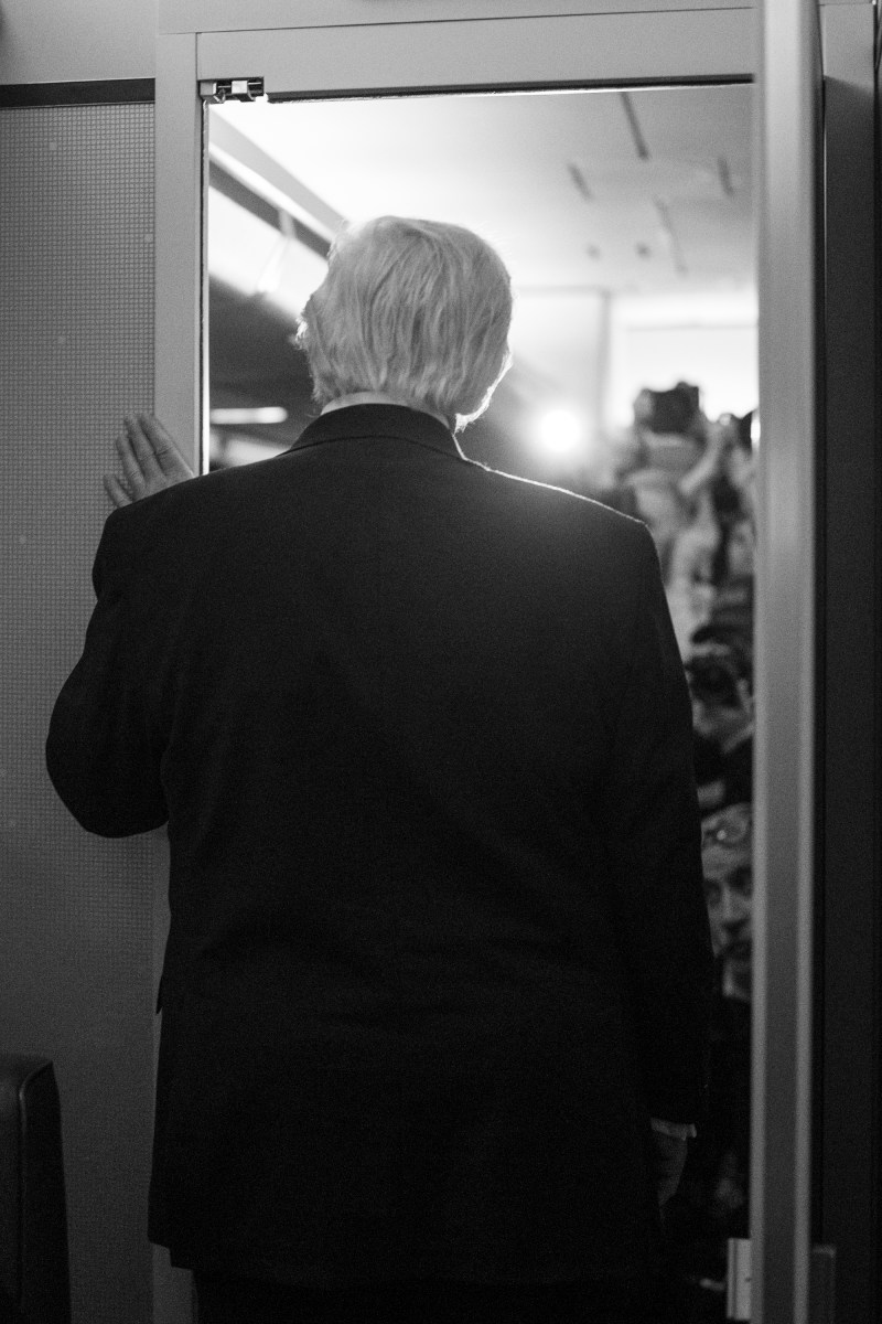 President Donald Trump speaks to the press aboard Air Force One after departing Palm Beach International Airport in West Palm Beach, Florida on Sunday, January 4, 2026, en route Joint Base Andrews, Maryland  (Official White House Photo by Daniel Torok)