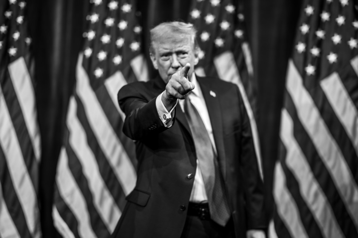 President Donald Trump gestures to the crowd after delivering remarks at the House GOP Member Retreat, Tuesday, January 6, 2026, at the Donald J. Trump- John F. Kennedy Center for the Performing Arts in Washington, D.C. (Official White House Photo by Daniel Torok)