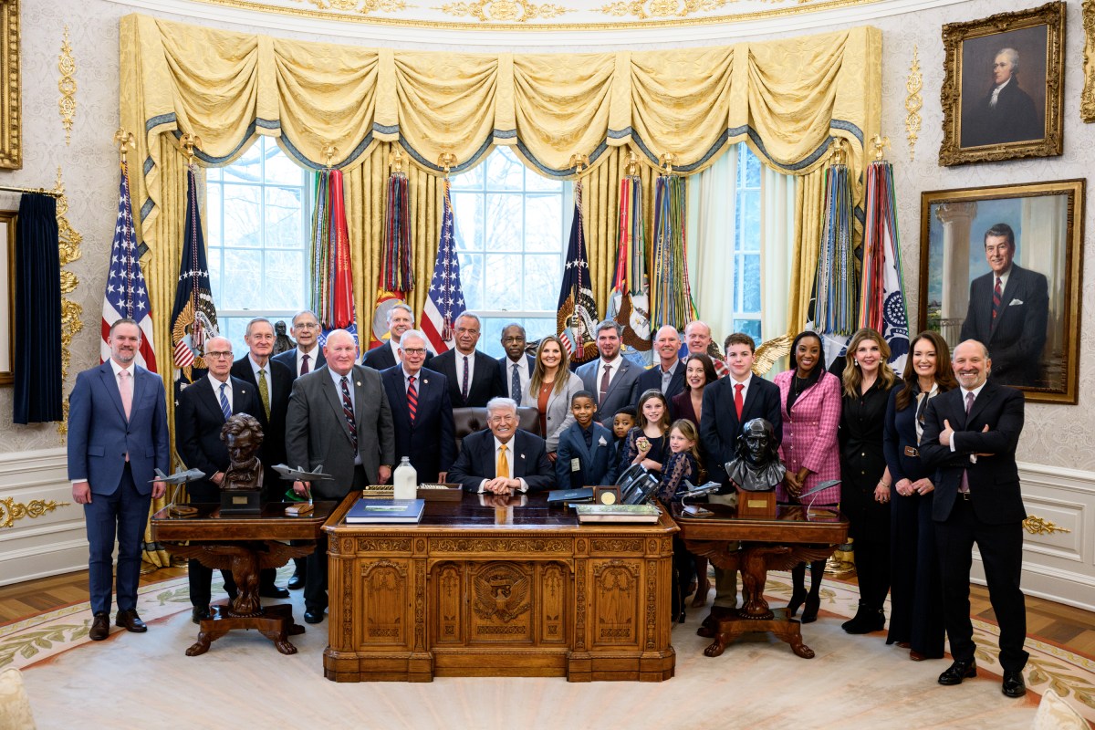 President Donald Trump poses for photos after signing Executive Orders including the “Whole Milk for Healthy Kids Act,” Wednesday, January 14, 2026. (Official White House Photo by Joyce N. Boghosian)
