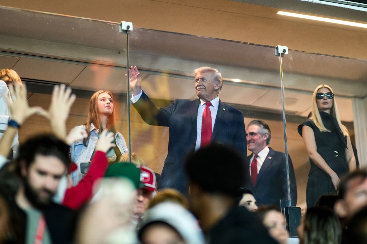 President Donald Trump attends the College Football National Championship game between the Miami Hurricanes and the Indiana Hoosiers, Monday, January 19, 2026, at the Hard Rock Stadium in Miami Gardens, Florida. (Official White House Photo by Daniel Torok)