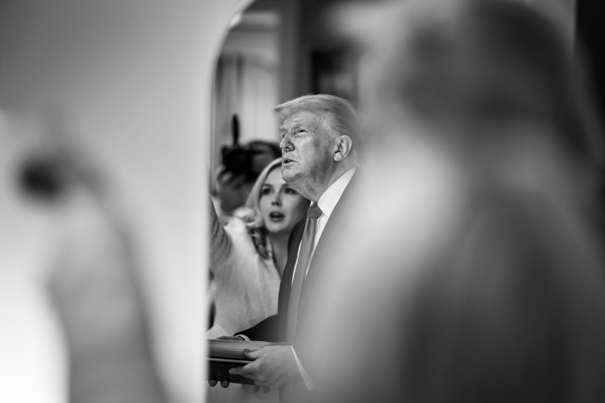 President Donald Trump addresses members of the media in the James S. Brady Press Briefing Room, Tuesday, January 20, 2026. (Official White House Photo by Daniel Torok)