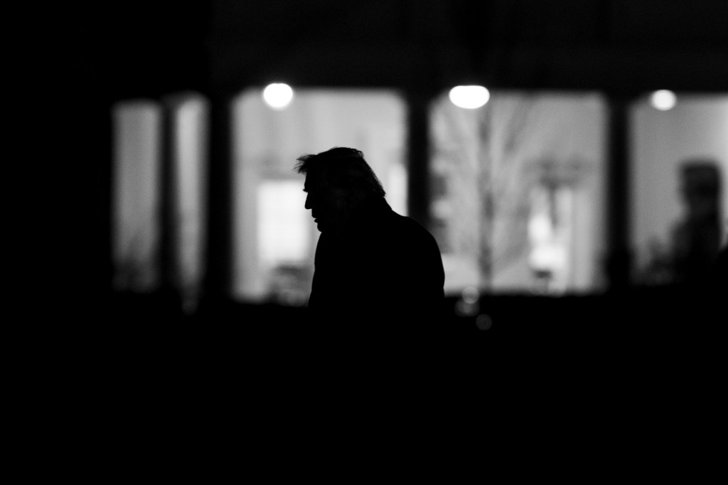 President Donald Trump walks past the Oval Office to board Marine One on the South Lawn of the White House, Tuesday, January 20, 2026, en route to Joint Base Andrews, Maryland for his trip to the World Economic Forum in Davos, Switzerland. (Official White House Photo by Molly Riley)