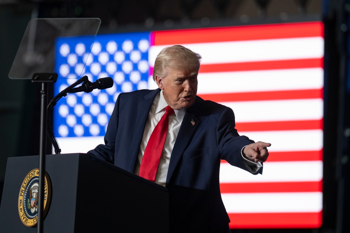 President Donald Trump delivers an economic speech at the Horizon Events Center in Clive, Iowa on Tuesday, January 27, 2026. (Official White House Photo by Molly Riley)