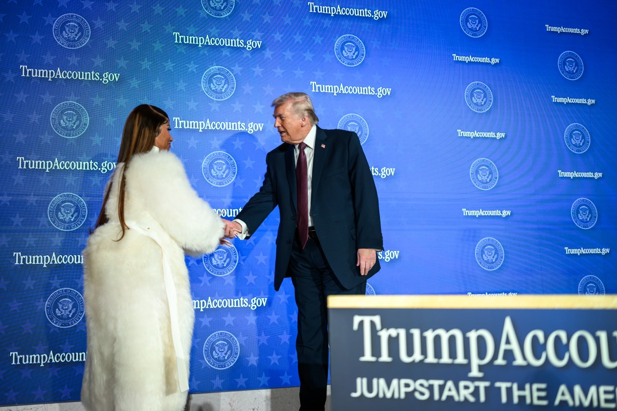President Donald Trump delivers remarks on Trump Accounts at the Andrew W. Mellon Auditorium in Washington, D.C., Wednesday, January 28, 2026. (Official White House Photo by Daniel Torok)