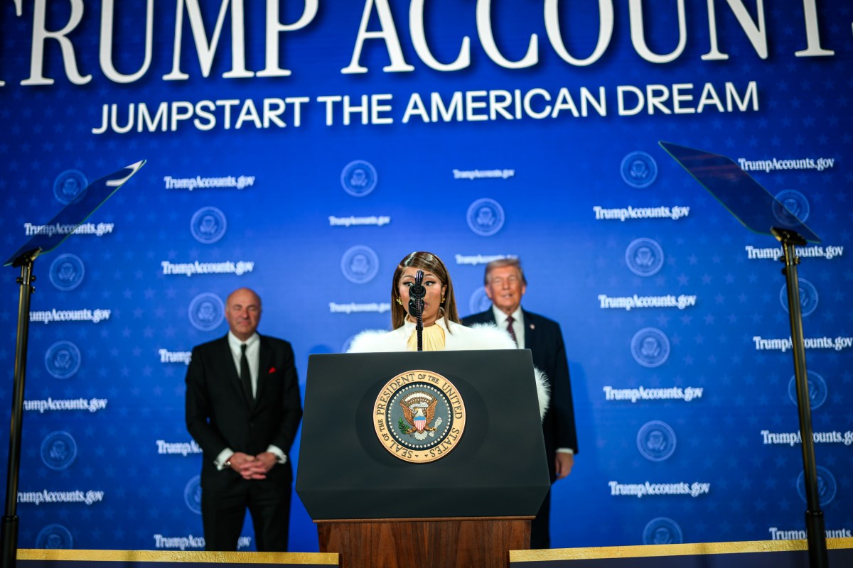 President Donald Trump delivers remarks on Trump Accounts at the Andrew W. Mellon Auditorium in Washington, D.C., Wednesday, January 28, 2026. (Official White House Photo by Daniel Torok)
