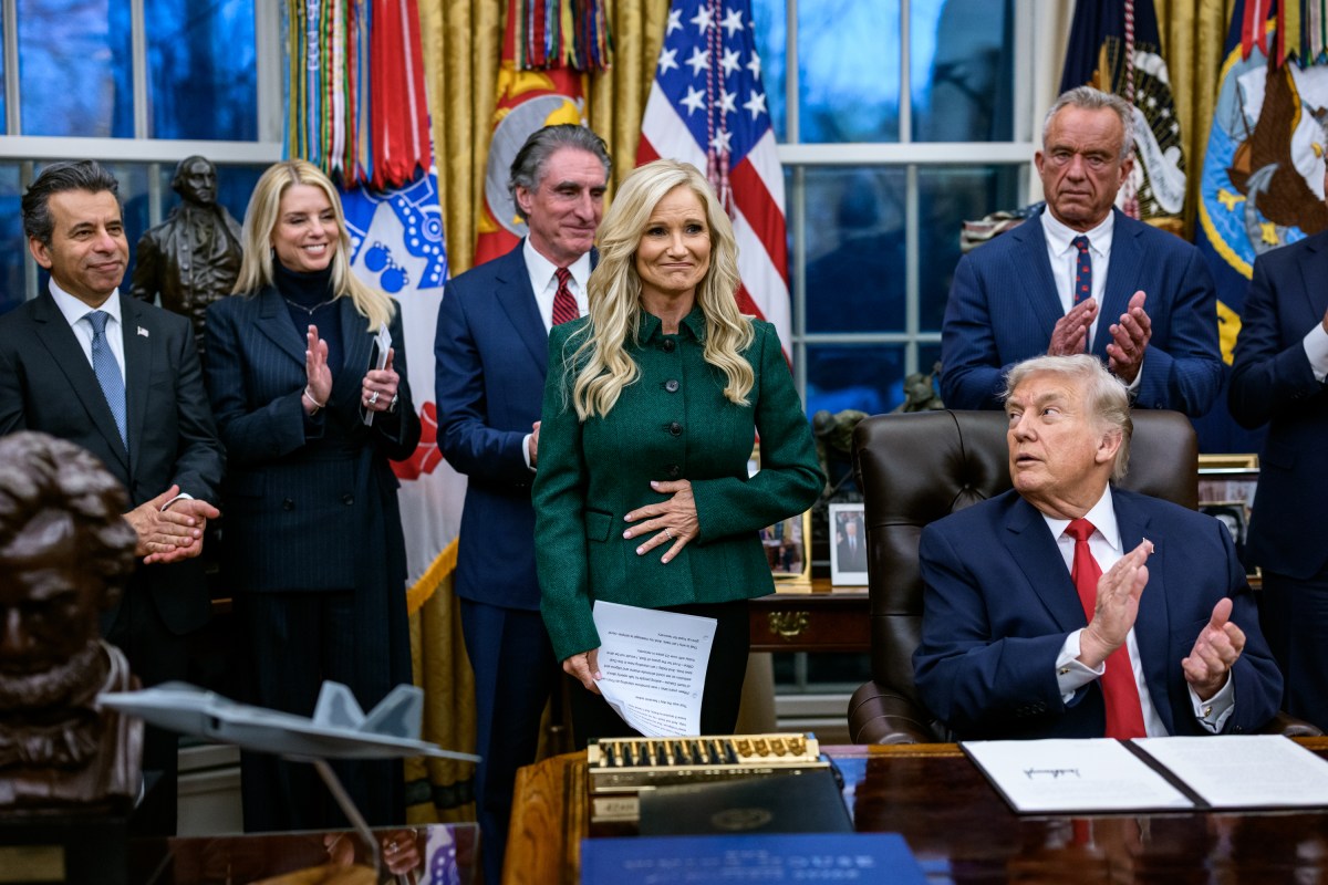 President Donald Trump makes an announcement on the Great American Recovery Initiative, Thursday, January 29, 2026, in the Oval Office. (Official White House Photo by Joyce N. Boghosian)