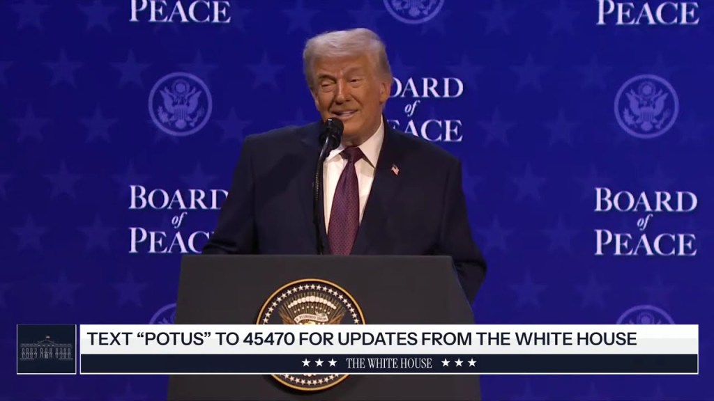 President Trump Participates in the Board of Peace Charter Announcement