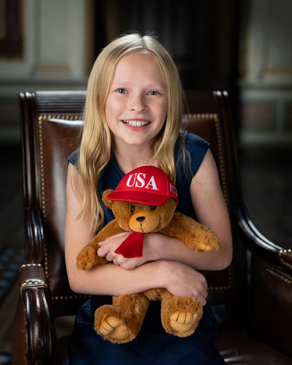 A guest of the First Lady, Everest Nevraumont is a 11-year-old student at the Alpha School, which is based in Austin, Texas. Everest participates in AI-powered, personalized learning through her school. (Official White House Photo by Andrea Hanks)