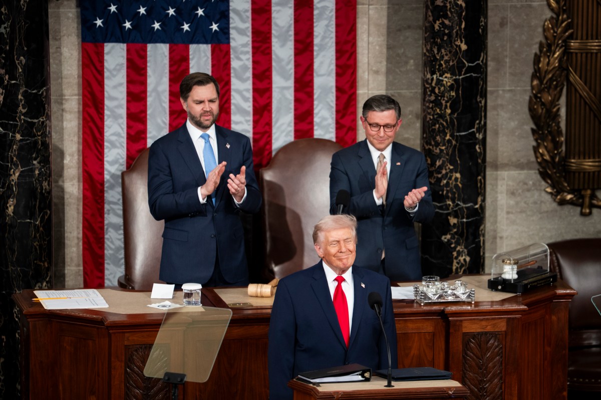President Donald Trump delivers his State of the Union address, Tuesday, February 24, 2026, on the House floor of the U.S. Capitol in Washington, D.C. (Official White House Photo by Andrea Hanks)