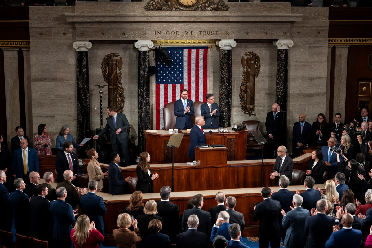 President Donald Trump delivers his State of the Union address, Tuesday, February 24, 2026, on the House floor of the U.S. Capitol in Washington, D.C. (Official White House Photo by Andrea Hanks)
